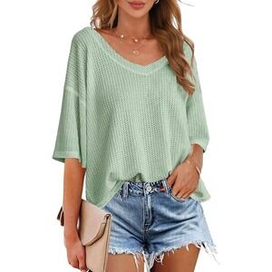 Mint Green Women's Knit Blouse
